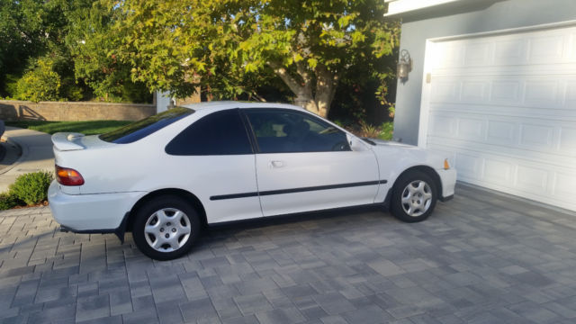1994 White Honda EX Coupe