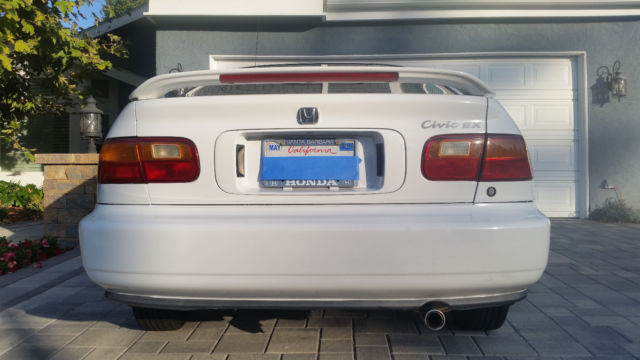 1994 White Honda EX Coupe
