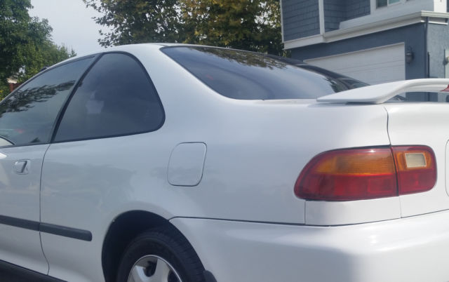 1994 White Honda EX Coupe