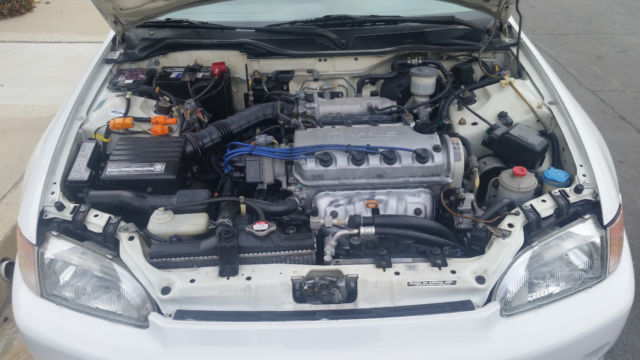 1994 White Honda EX Coupe