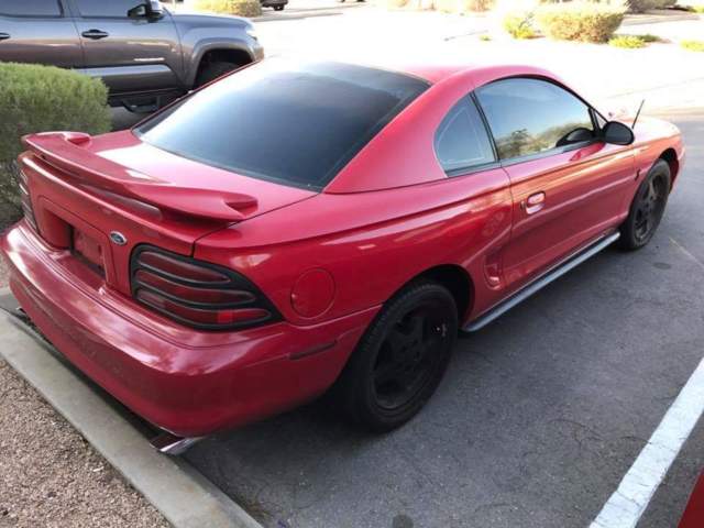 1994 Red Ford Mustang Coupe