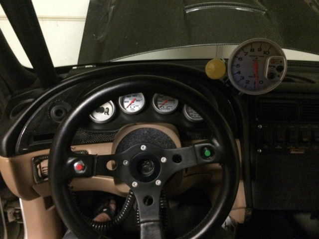 1994 White and Charcoal Ford Mustang Coupe