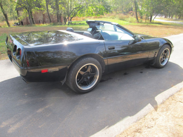 1994 Black Chevrolet Corvette Convertible