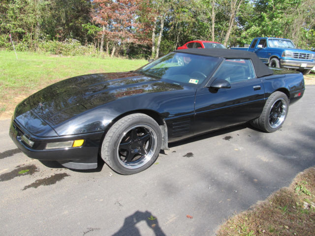 1994 Black Chevrolet Corvette Convertible