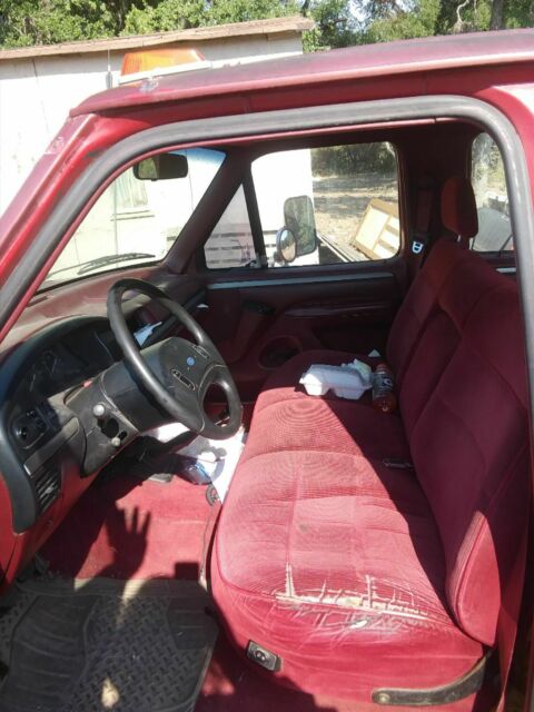 1994 Red Ford F-350 Extended Cab Pickup
