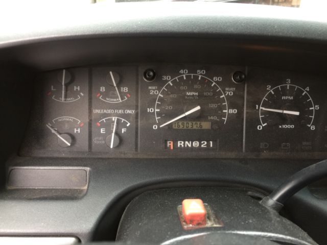 1994 Red Ford Bronco SUV