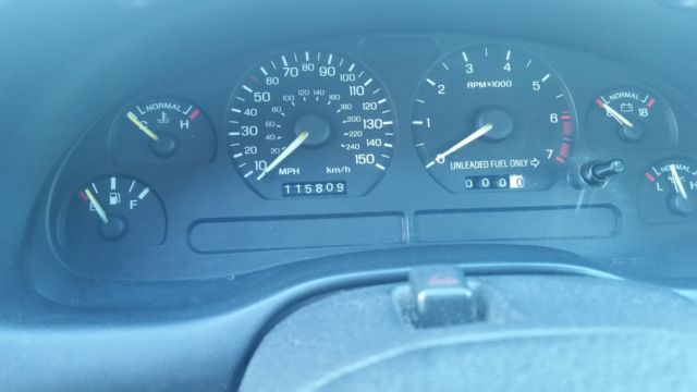 1994 Black Ford Mustang Vehicle does NOT have an existing warranty