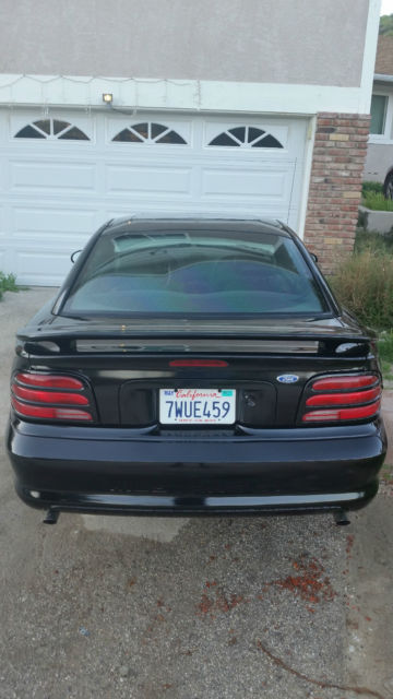 1994 Black Ford Mustang Vehicle does NOT have an existing warranty
