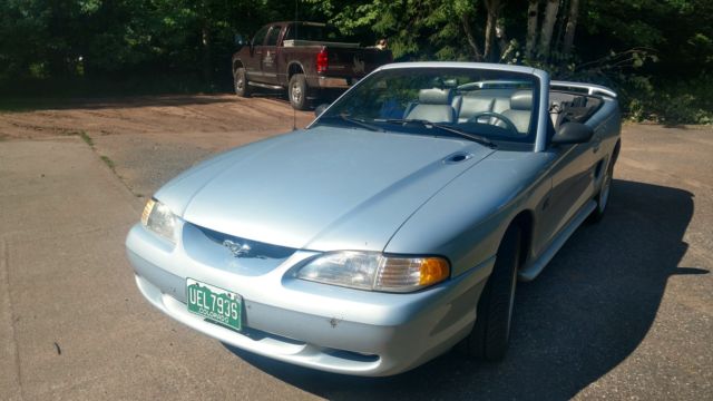 1994 SILVER Ford Mustang Convertible