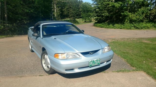 1994 SILVER Ford Mustang Convertible
