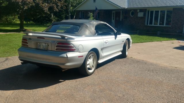1994 SILVER Ford Mustang Convertible