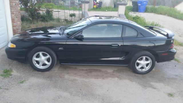 1994 Black Ford Mustang Vehicle does NOT have an existing warranty