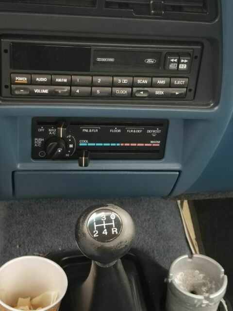 1994 Blue Ford Ranger Standard Cab Pickup