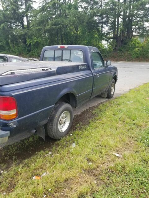 1994 Blue Ford Ranger Standard Cab Pickup