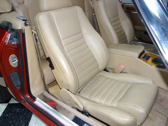 1994 Burgundy Jaguar XJS Convertible