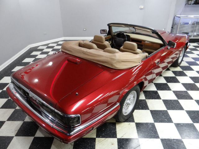 1994 Burgundy Jaguar XJS Convertible