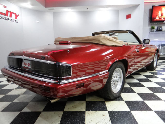 1994 Burgundy Jaguar XJS Convertible