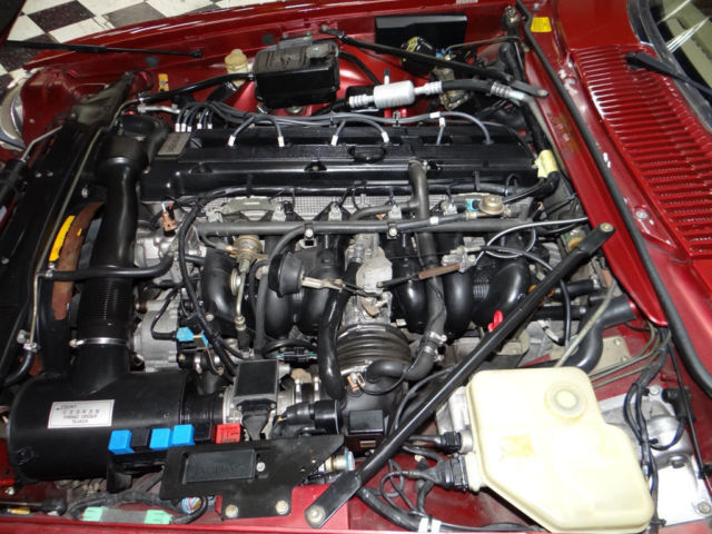 1994 Burgundy Jaguar XJS Convertible