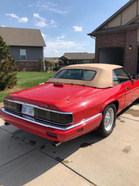 1994 Red Jaguar XJS Convertible