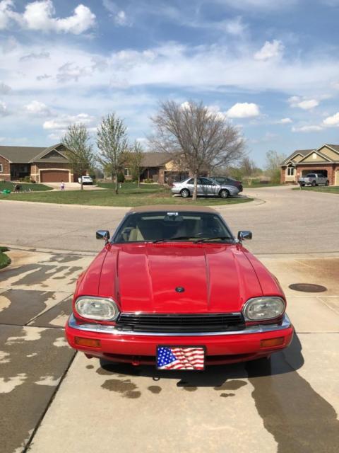1994 Red Jaguar XJS Convertible