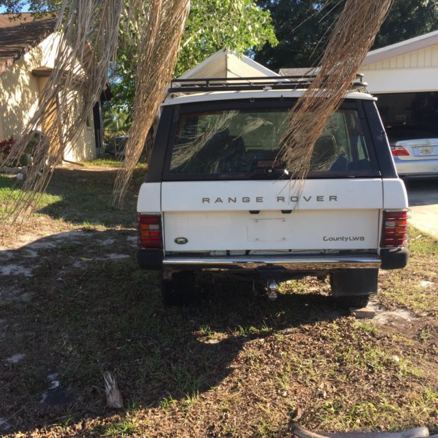 1994 White Land Rover Range Rover SUV