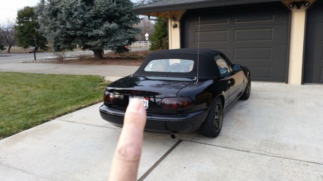 1994 Black Mazda MX-5 Miata Convertible