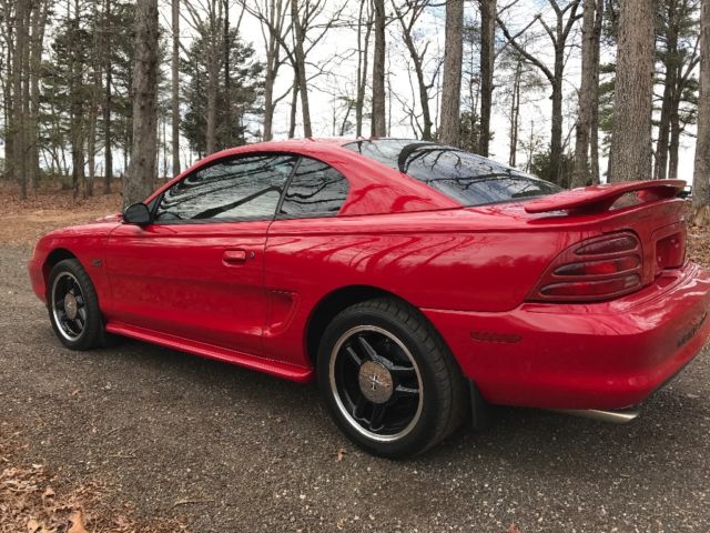 1994 Red Ford Mustang