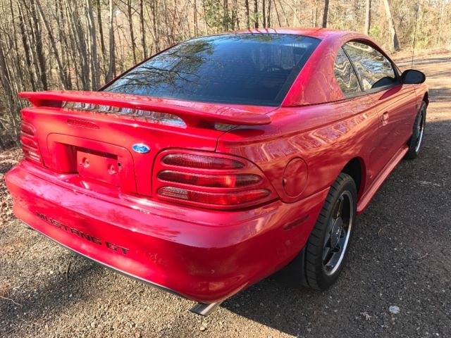 1994 Red Ford Mustang