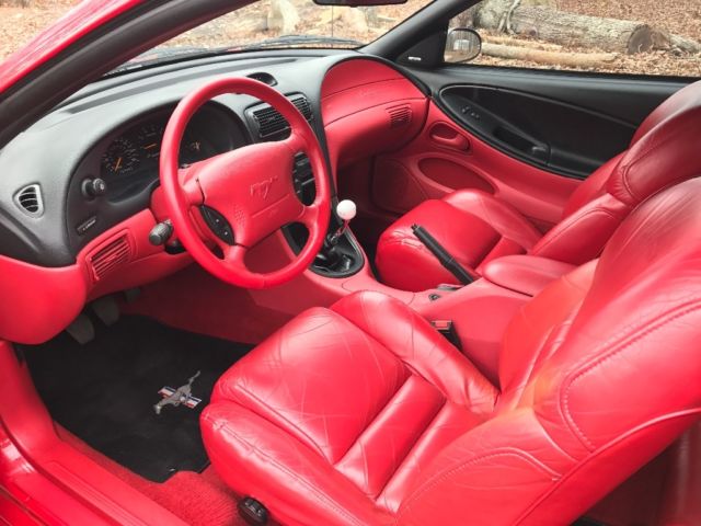 1994 Red Ford Mustang