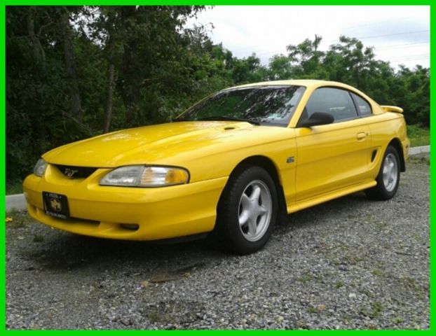 1994 Yellow Ford Mustang Coupe