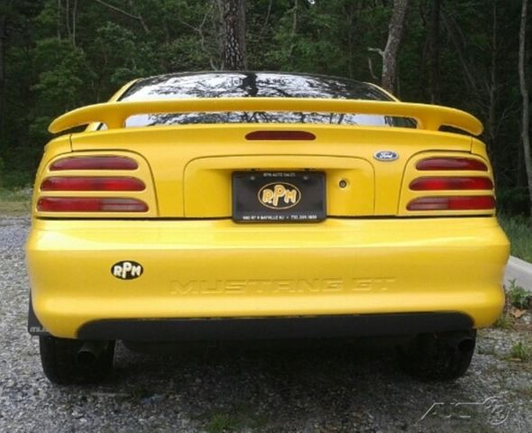 1994 Yellow Ford Mustang Coupe