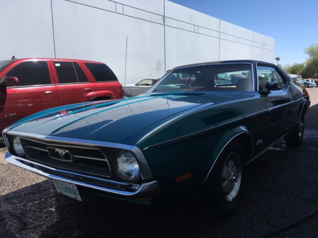 1972 Green Ford Mustang Coupe