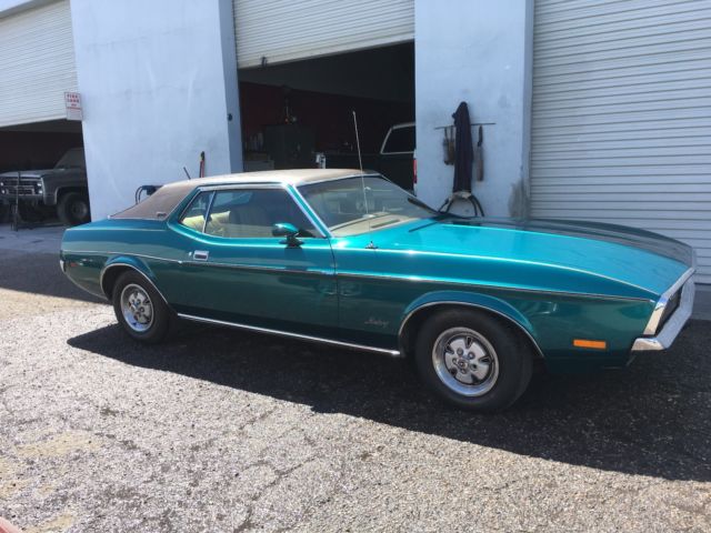 1972 Green Ford Mustang Coupe