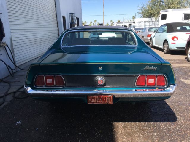 1972 Green Ford Mustang Coupe