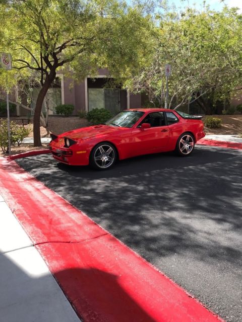 1984 Red Porsche 944 2 Door