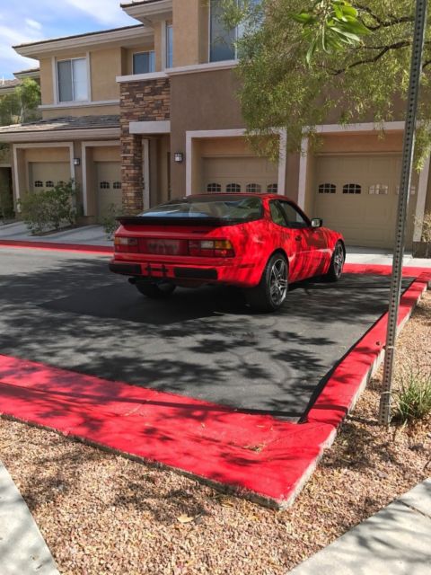 1984 Red Porsche 944 2 Door