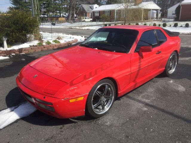 1986 Red Porsche 944 Coupe