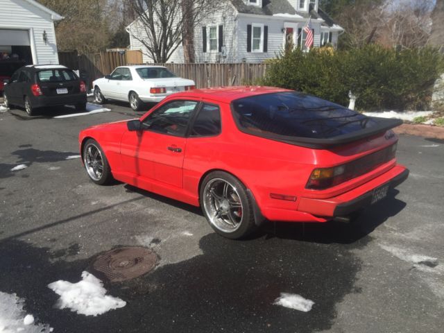 1986 Red Porsche 944 Coupe