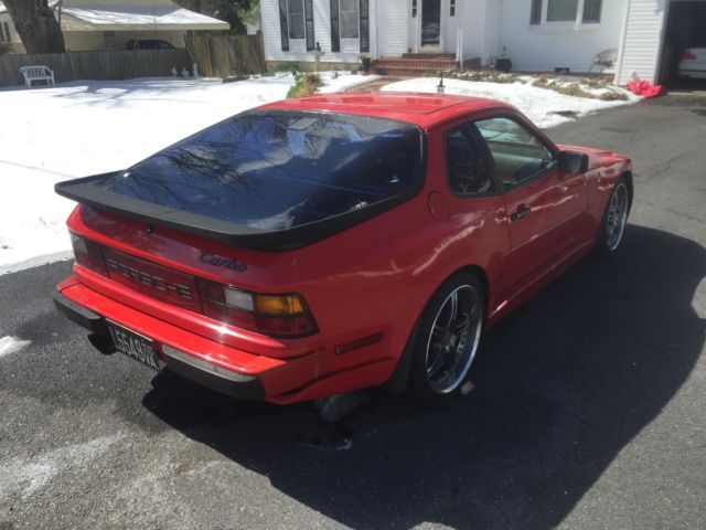 1986 Red Porsche 944 Coupe