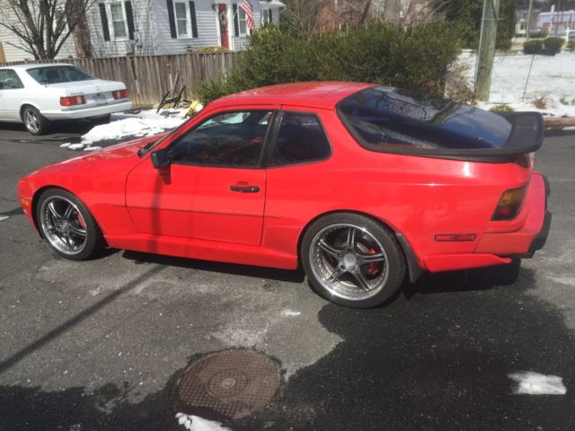 1986 Red Porsche 944 Coupe