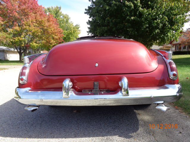 1950 Burgandy Oldsmobile Eighty-Eight Convertible
