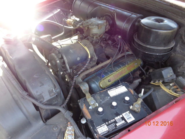 1950 Burgandy Oldsmobile Eighty-Eight Convertible