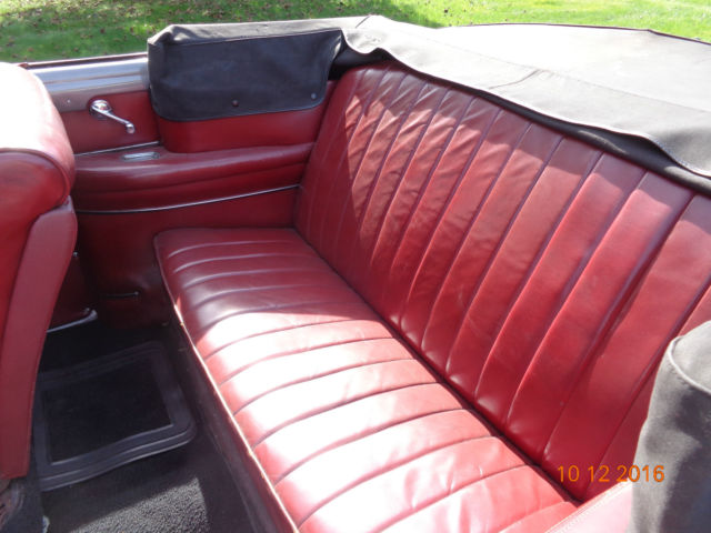 1950 Burgandy Oldsmobile Eighty-Eight Convertible