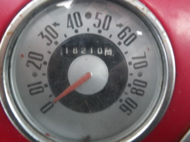 1951 Red Ford F Series Fire Truck