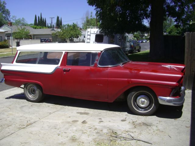 1957 RED / WHITE Ford Other 2 door