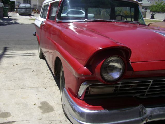 1957 RED / WHITE Ford Other 2 door