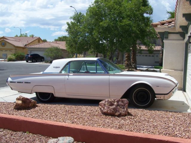 1962 White Ford Thunderbird Coupe