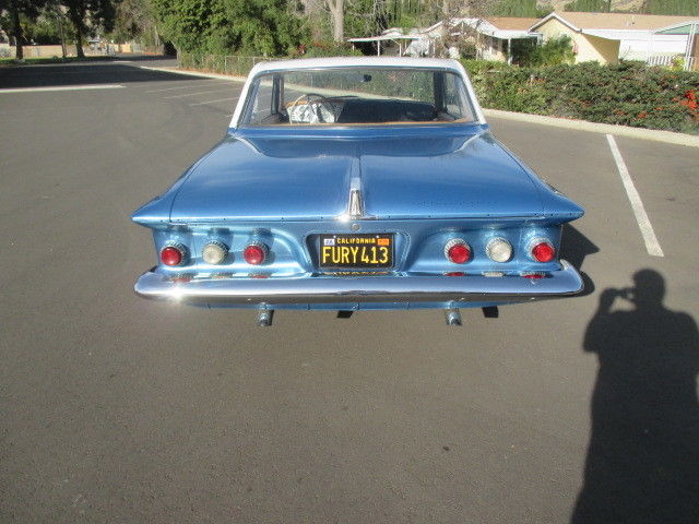 1962 Blue Plymouth Fury Coupe