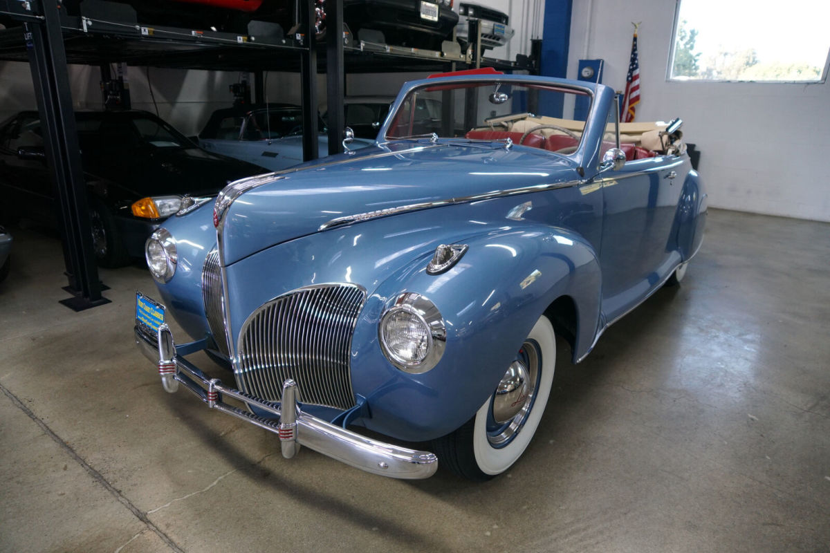 1941 Blue Lincoln ZEPHYR V12 CONVERTIBLE Convertible