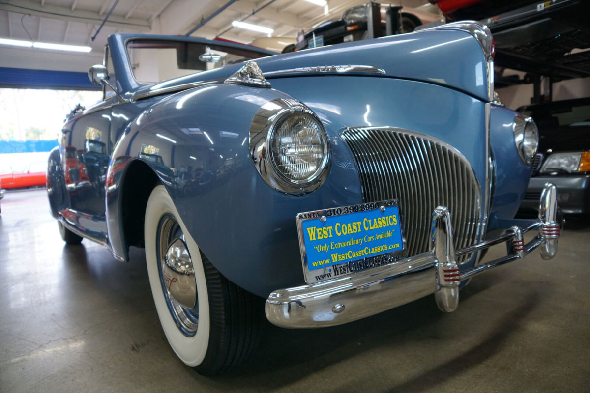 1941 Blue Lincoln ZEPHYR V12 CONVERTIBLE Convertible